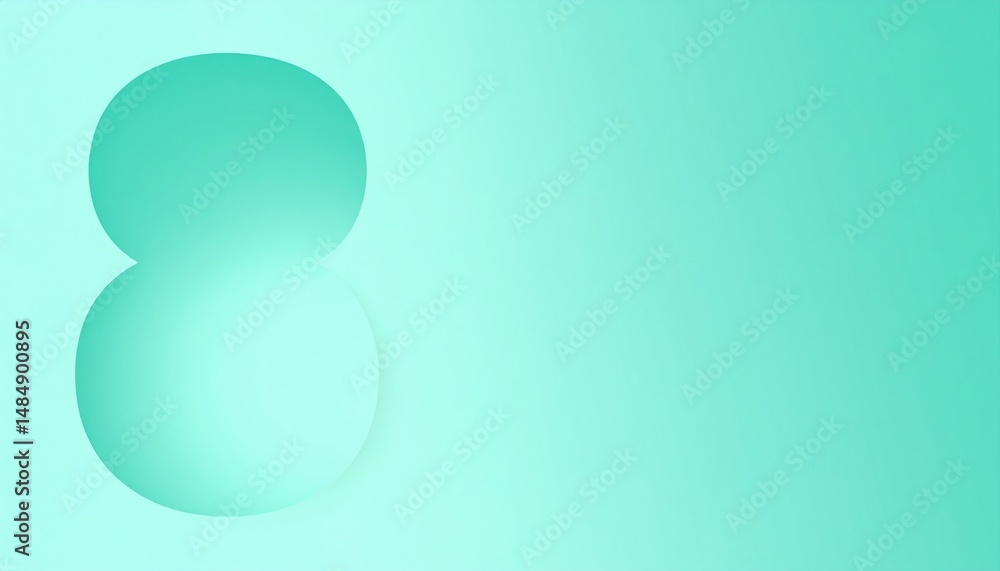 Poster creative digital artwork displaying abstract shapes and colors studio environment graphic design con