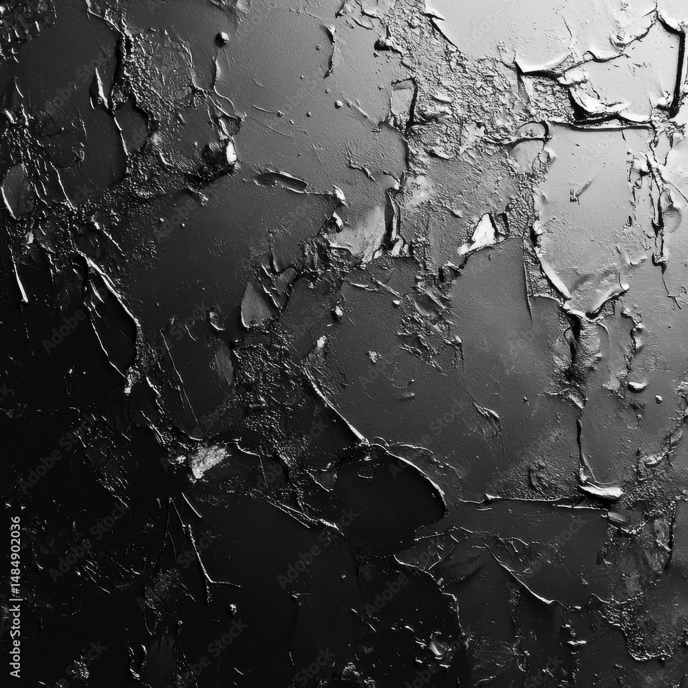 Aufkleber abstract grayscale weathered texture with dark to light gradient