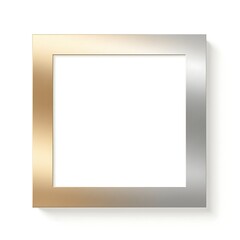 Fototapeta premium Frame gold silver border picture art design background