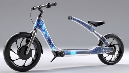 Electric scooter bike bicycle transportation mobility ride