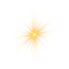 Png light effect. Spotlight spark. Stadium Lighting. Sunlight, Spot lighting with insert bams of ICE strobes. Bring in the spotlight with a star. 