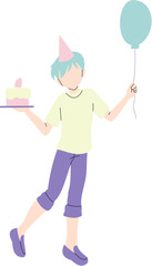 birthday party character