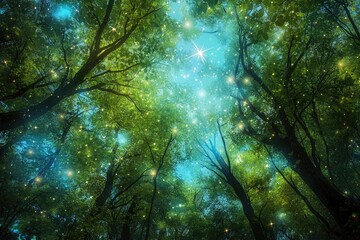 Obraz premium Enchanted Forest Canopy