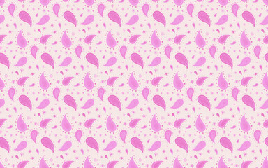 Paisley sketching on nature drawn. Silk ethnic in wallpaper wrapping. Botany variation flourish card.