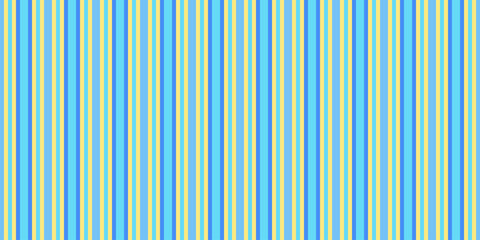 Obraz premium Vibrant vertical stripes in calming pastel blues and pale yellows create a cheerful, seamless pattern ideal for textile design, website backgrounds, or any project needing a refreshing, minimalist