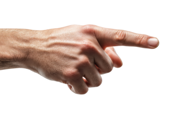 Attention-grabbing hand gesture