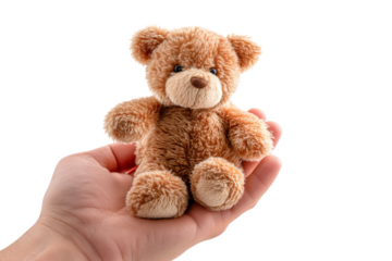 Cuddly soft teddy bear comfort