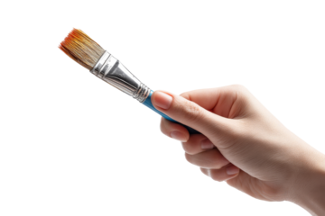 Painting techniques handheld brush