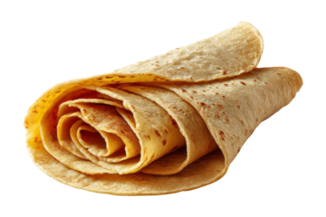Indoor roti rolls culinary treat