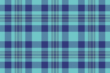 Seamless teal and navy plaid pattern.  Perfect for textile design, website backgrounds, or fashion projects.