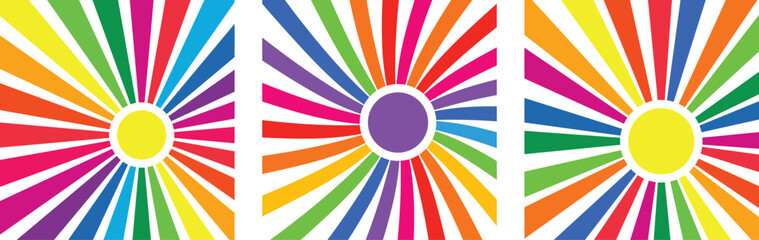 Swirl retro 70s style stripes poster collection. Vintage 70s style stripes lines cover set. Abstract graphic 1970s retro background. Modern geometric background collection. 