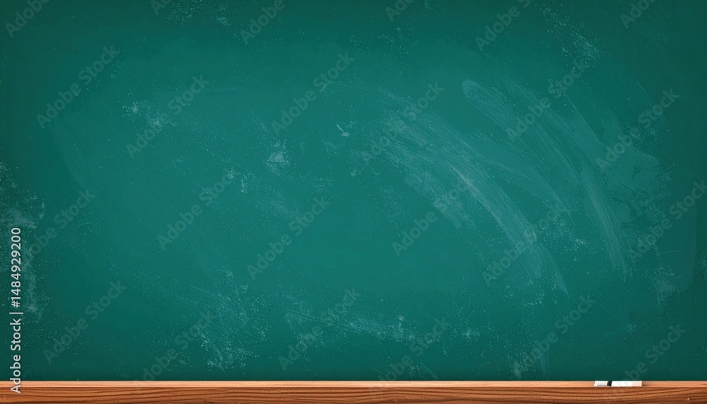 Poster teaching session on a chalkboard classroom setting educational content academic environment close-up