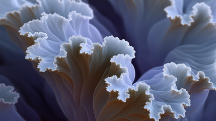 Evolving Fractal Patterns with Gradient Colors in Waves