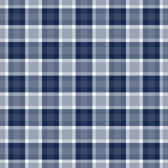 Day fabric vector plaid, net pattern textile background. Duvet seamless tartan check texture in blue and pastel colors.