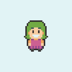this is people in pixel art ,this item good for presentations,stickers, icons, t shirt design,game asset,logo and your project