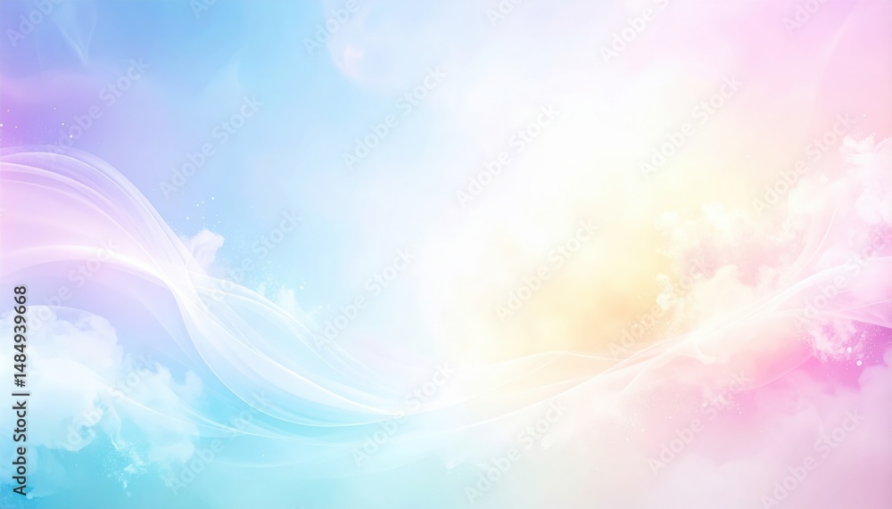 Aufkleber dynamic abstract background creative design studio visual artwork serene atmosphere wide angle light