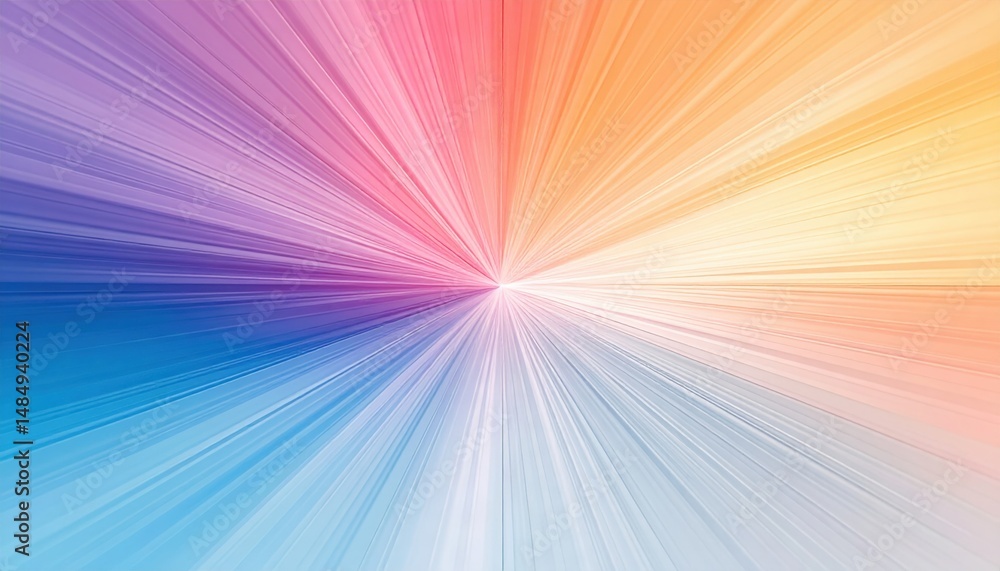 Poster dynamic light burst abstract background digital art colorful gradient high-resolution vibrant aesthe