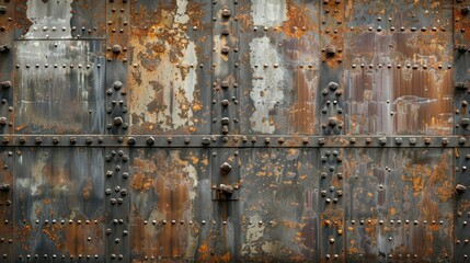 Architectural detail of a metal building wall stock photo --ar 16:9 --raw --v 6 Job ID: c6115ba1-2df7-4b23-892c-95e263112ce6