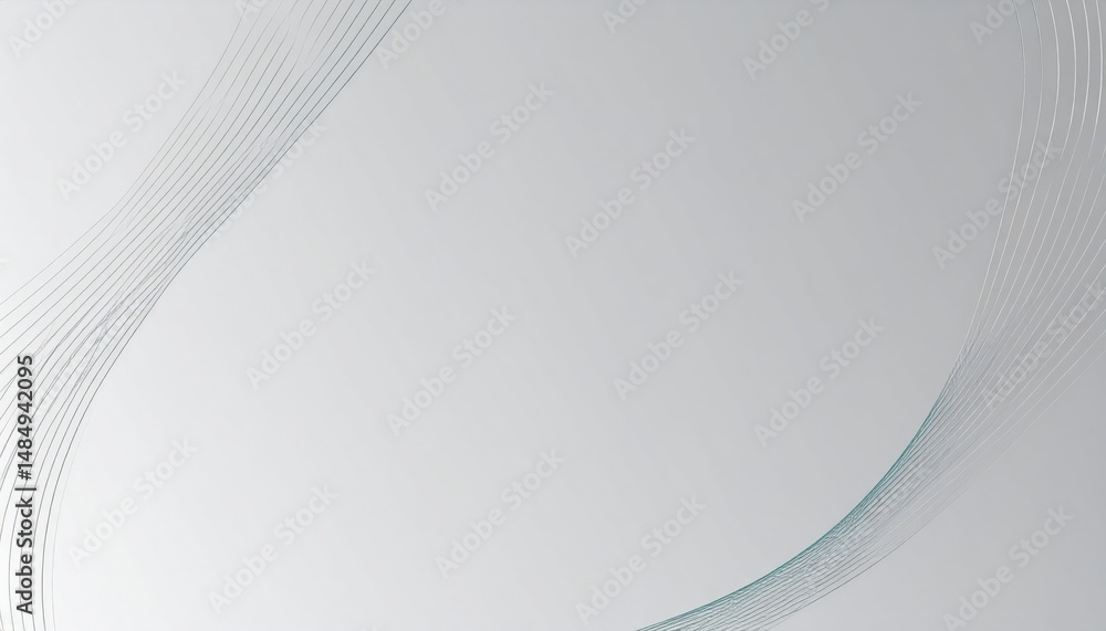 Poster smooth abstract wave design digital art minimalist style clean background artistic perspective moder