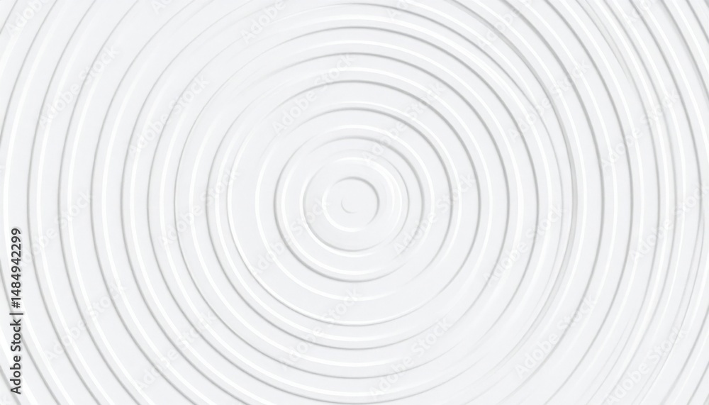 Poster white ripple patterns abstract art digital design minimalist style top-down view visual concept