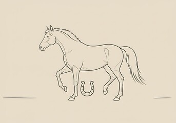 Elegant Equine Sketch