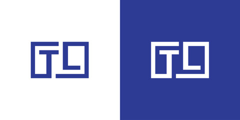 Obraz premium Letter TL Logo Design