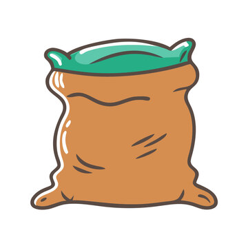 recommend clip art: mulch bag icon, mulch bag vector illustration-simple illustration of mulch bag, perfect for mulch bag logos and icons