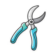 pruning shears icon, pruning shears vector illustration-simple illustration of pruning shears, perfect for pruning shears logos and icons
