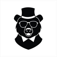 vector illustration of a bear