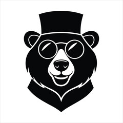 vector illustration of a bear