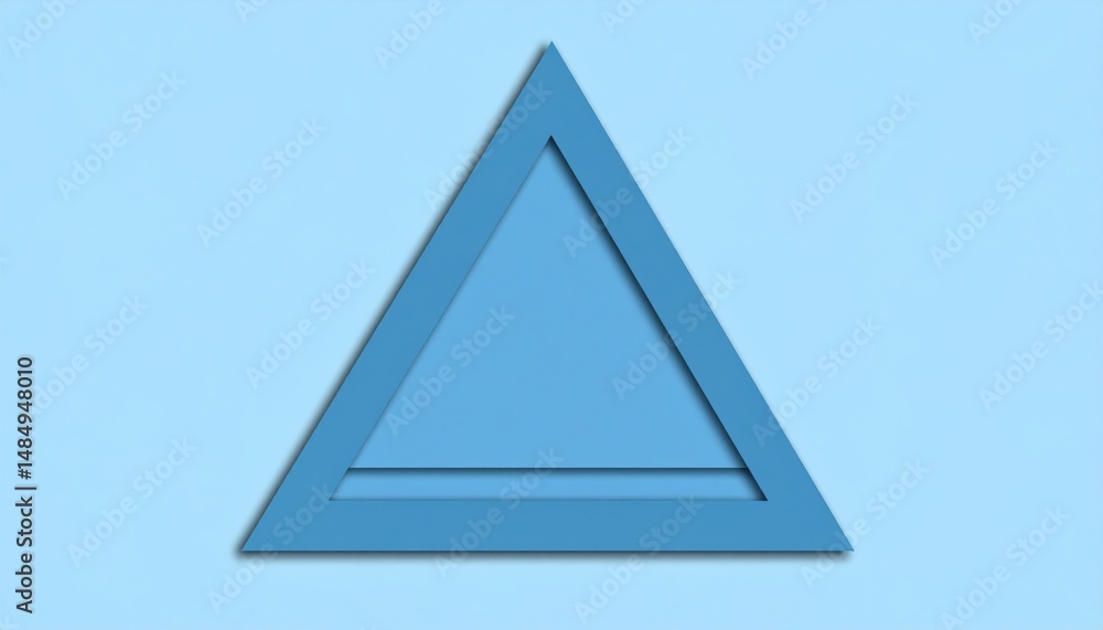 Poster geometric shape presentation digital space graphic design minimalist environment abstract viewpoint