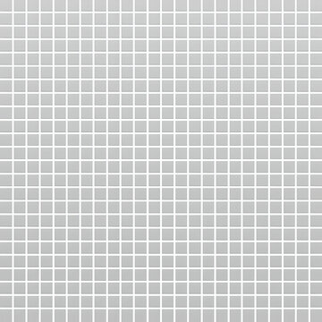mosaic: grid of small square gray rectangles with white joints