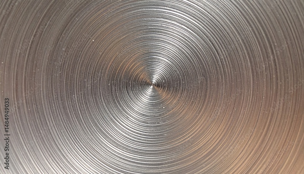 Poster metal surface reflection industrial setting abstract photography circular pattern close-up view visu