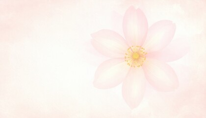 Fototapeta premium Flower blooming in soft pastel colors nature scene floral art serene environment close-up view beauty concept