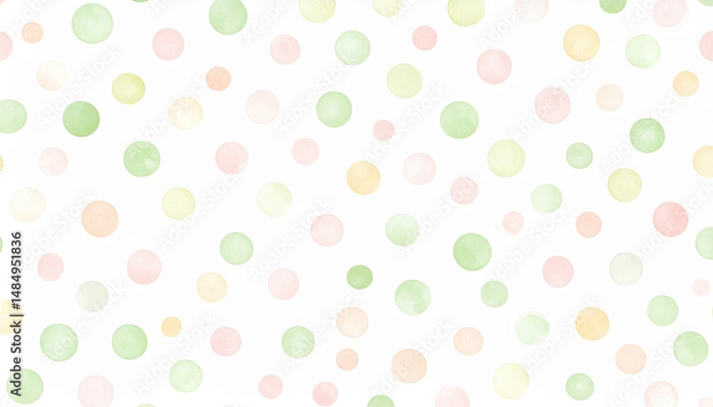 Poster playful dots pattern abstract art digital background soft colors minimalist design creative concept