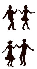 Silhouette Swing: A Dance in Time