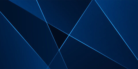 Modern futuristic dark blue background with light and shadow abstract modern design art