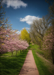 Fototapeta premium path in the park