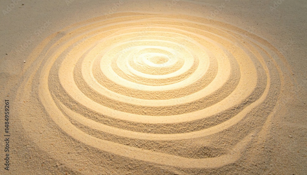 Aufkleber creating patterns in sand art installation beach photography natural environment close-up visual con
