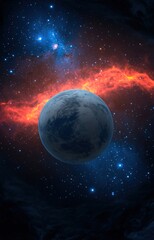 earth and moon