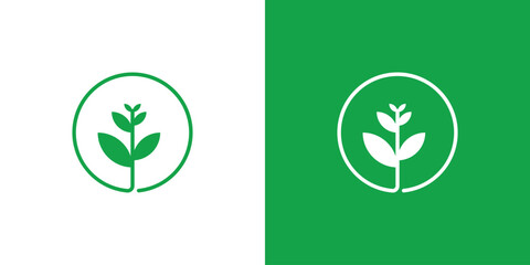 Flower or Leaf Logo Design