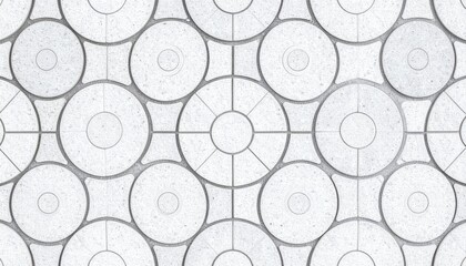 Circular pattern design modern architecture texture art minimalist environment top down view abstract concept