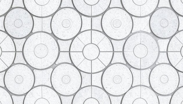 Circular pattern design modern architecture texture art minimalist environment top down view abstract concept