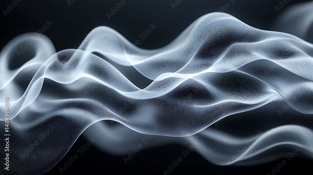 Poster abstract wavy light background with smooth flowing shapes and subtle gradients for modern design app