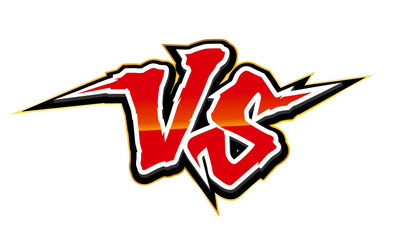 VS バーサス ロゴ ベクターイラスト