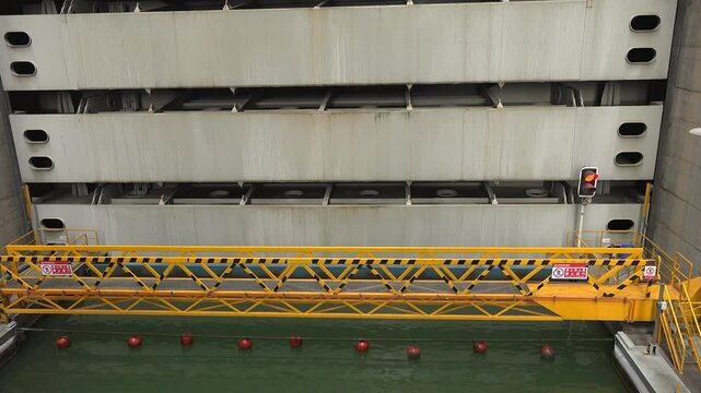 Precision Engineering Inside the Ship Lift
