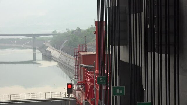 View from Within the Ship Lift System