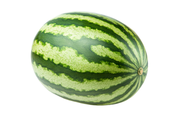 a watermelon with a green stripe on it