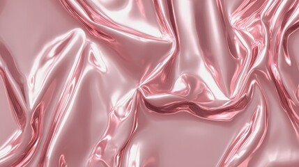Elegant pink satin fabric texture with smooth, shiny surface.