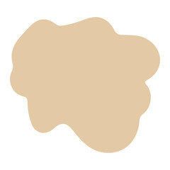 CUTE CREAM BLOP TEXT BOX